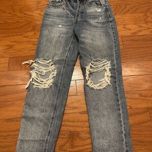 PacSun Ultra High Rise Distressed Jeans